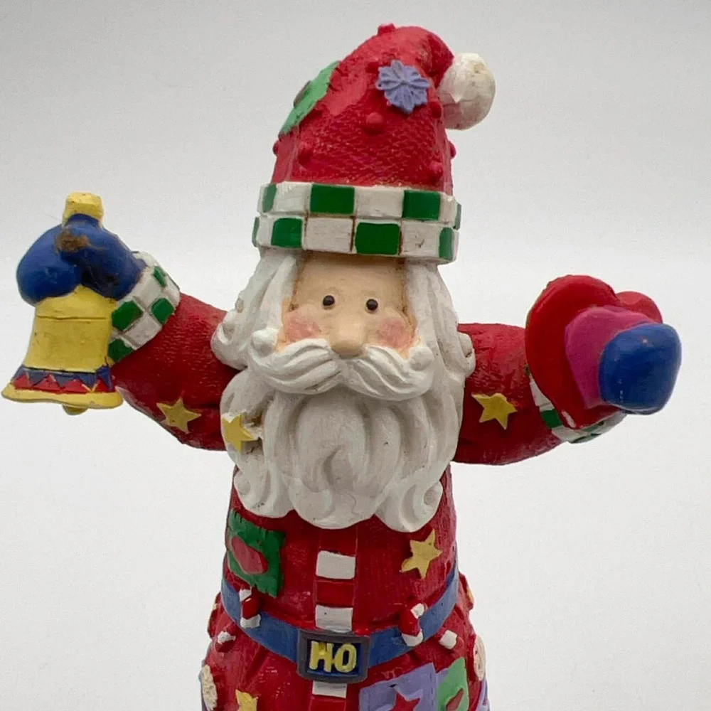 Vintage Folk Art‎ Santa Figurine 10